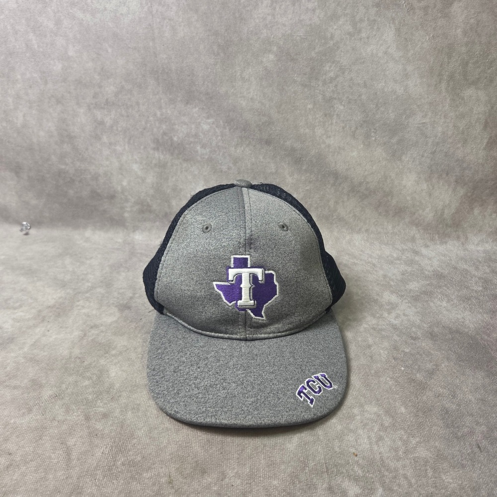 TCU Horned Frogs Melonwear Fox Sports Southwest Trucker Hat Gray Black Snapback